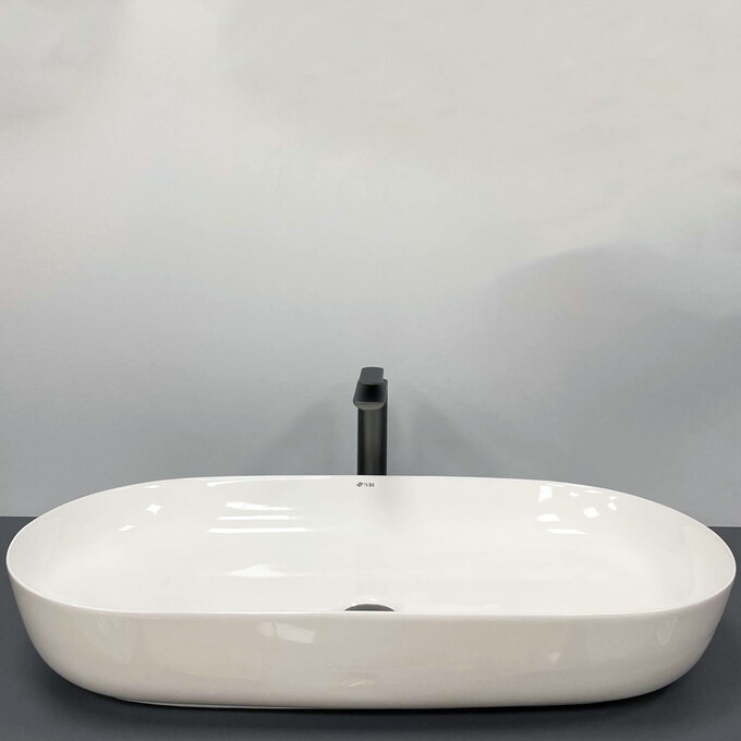 Раковина VBI Andria M White VBI-011701 (81x42 см, чаша), Доступні розміри: 81 x 42, Колір виробника: білий глянець, фото , изображение 4