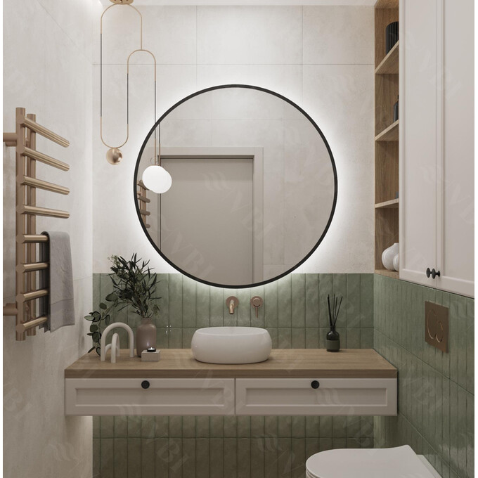 Раковина VBI Veneto S White VBI-012801 (42x30 см, чаша), Доступні розміри: 42 x 30, Колір виробника: білий глянець, фото , изображение 3