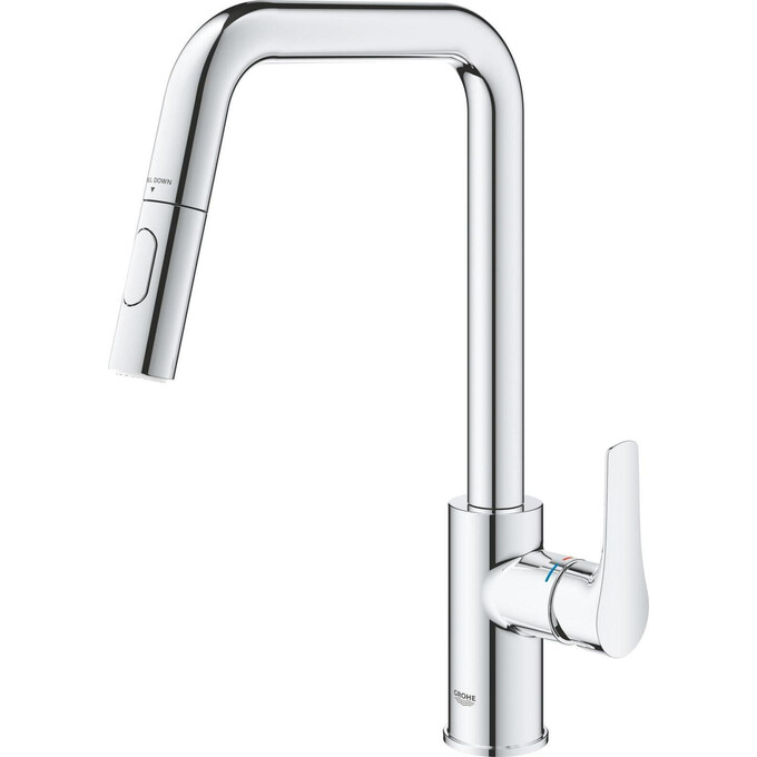 Смеситель для кухни Grohe Eurosmart 30619000 (с выдвижной лейкой), Цвет производителя: хром, фото 7
