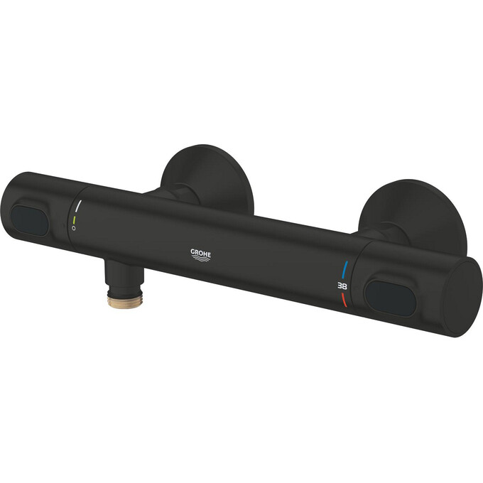 Смеситель для душа с термостатом Grohe Grohtherm 500 347932430 (черный матовый), фото 9