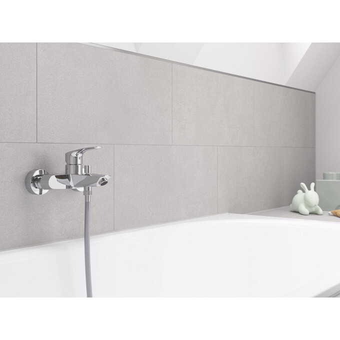 Комплект змішувачів 3 в 1 для ванної кімнати Grohe Eurosmart New S-Size UA123238S3 (33300003+33265003+26907003), фото , изображение 4