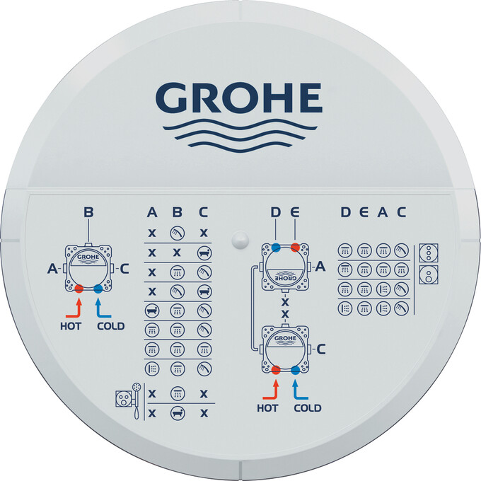 Универсальная скрытая часть Grohe Rapido SmartBox 35604000, фото 6