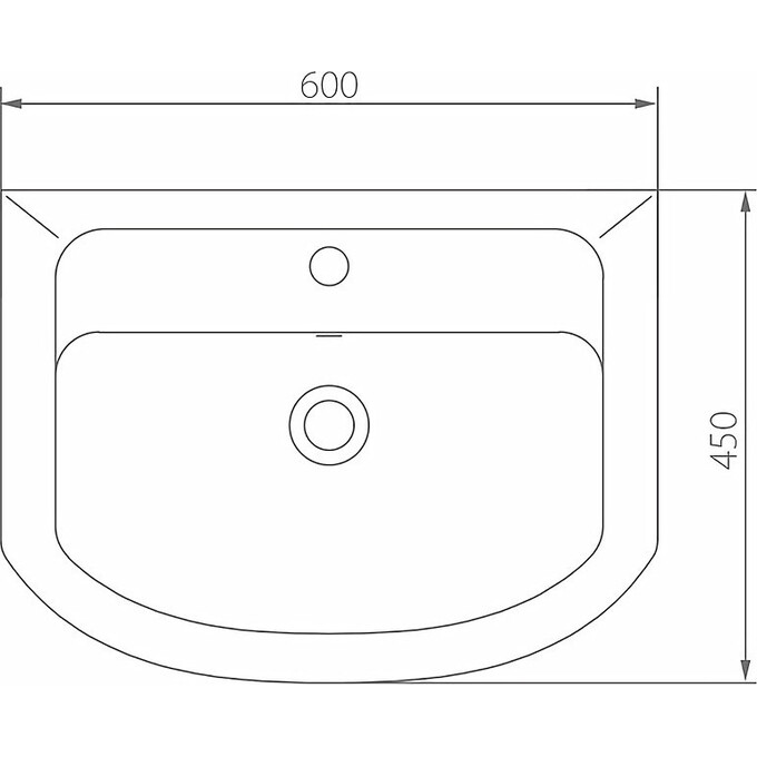 Тумба RJ Soft-B з умивальником Kolo Proxy RJFU044-0160WHSET (RJFU044-0160WH + 101960UA, 60 см, біла глянсова, підлогова), фото , изображение 2