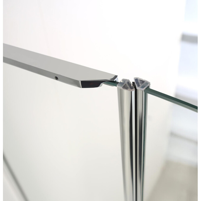 Душевая кабина Volle Benita Right 1017.114601R(4 коробки) (90x90 см, стекло прозрачное, профиль хром, с поддоном), фото 6