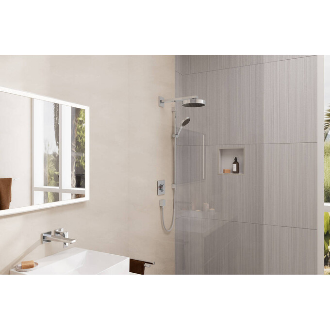 Внешняя часть смесителя скрытого монтажа с термостатом для ванны Hansgrohe ShowerSelect Comfort E Chrome 15572000, Цвет производителя: хром, фото 2