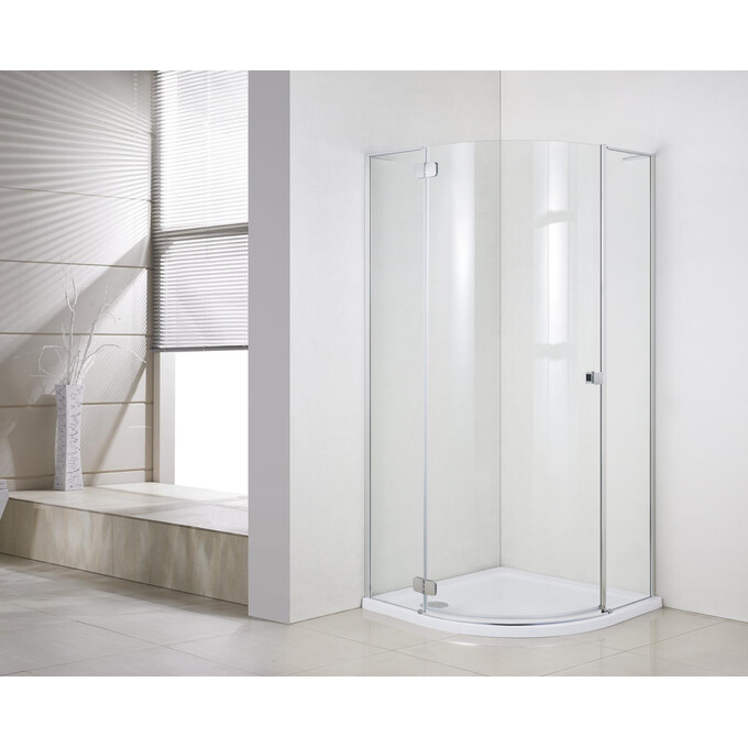 Душевая кабина Volle Benita Left 1017.114601L(4коробки) (90x90 см, стекло прозрачное, профиль хром, с поддоном), фото 2