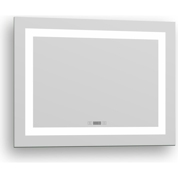 Зеркало для ванной комнаты Imprese Karlov Option m08607600MC (80x60 см, с подсветкой, подогревом и часами), Доступные размеры: 80 x 60, фото 