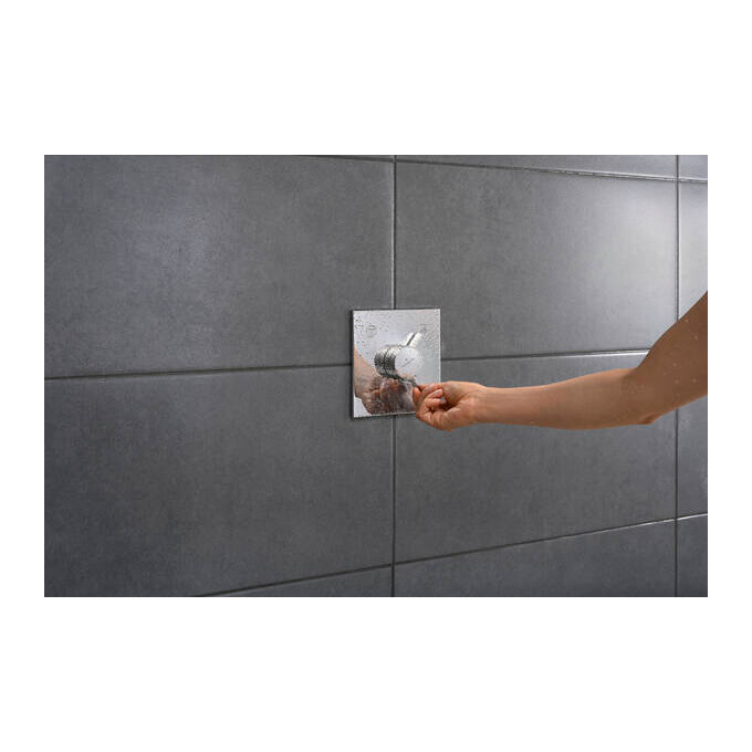 Внешняя часть смесителя скрытого монтажа для ванны Hansgrohe DuoTurn E 75417000, Цвет производителя: хром, фото 3