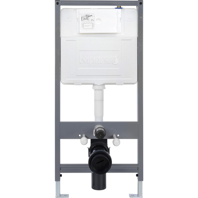 Инсталляция для унитаза 4 в 1 Imprese i-Frame i1613 (с клавишей смыва, прокладкой и креплением к стене), фото 2