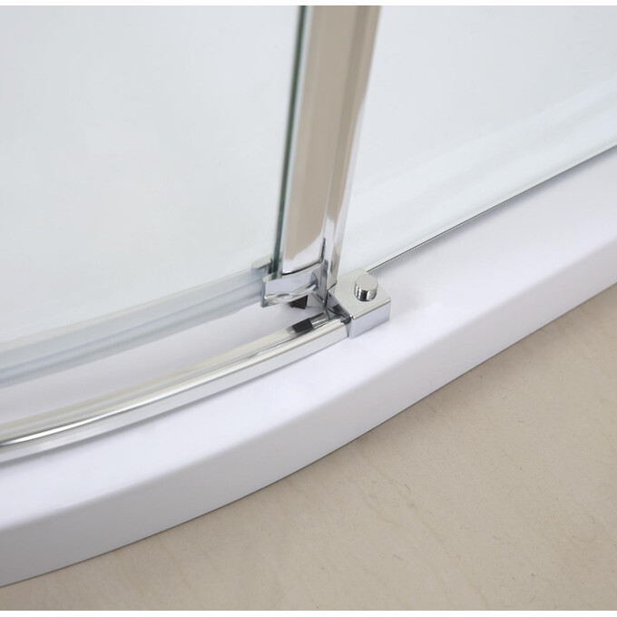 Душевая кабина Volle Benita Left 1017.114601L(4коробки) (90x90 см, стекло прозрачное, профиль хром, с поддоном), фото 4