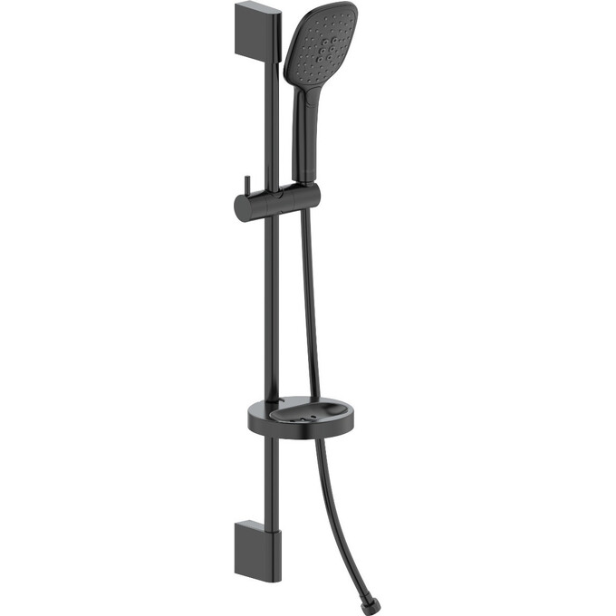 Душевой гарнитур Volle Cascada B55 De La Noche 1586.170604 (черный матовый, с мыльницей), фото 