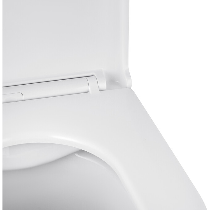 Комплект унитаз с инсталляцией 4 в 1 3884966KA513636: подвесной унитаз с сиденьем Kroner Armada WHI513636 + инсталляция Grohe Solido 3884966Q + клавиша смыва Grohe Even 38966000, фото 6