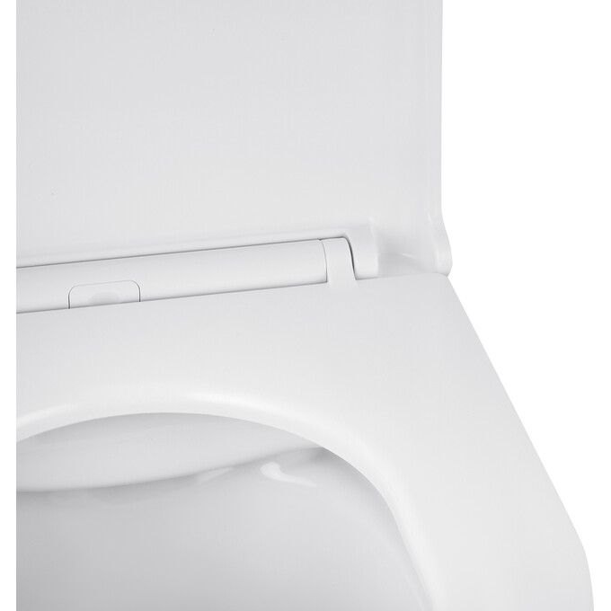 Комплект унітаз з інсталяцією 4 в 1 3884966KH493736: підвісний унітаз з сидінням Kroner Harz WHI493736 + інсталяція Grohe Solido 3884966Q + клавіша змиву Grohe Even 38966000, фото , изображение 5