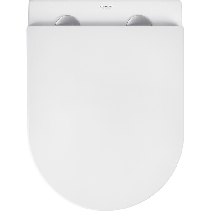 Комплект унітаз з інсталяцією 4 в 1 3884966KH493736: підвісний унітаз з сидінням Kroner Harz WHI493736 + інсталяція Grohe Solido 3884966Q + клавіша змиву Grohe Even 38966000, фото , изображение 7
