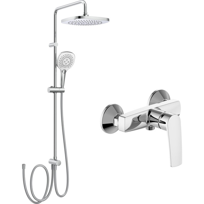 Душевая система Imprese Bila Desne со смесителем Imprese Kampa SET20230911 (015285+T-00260SQ), фото 