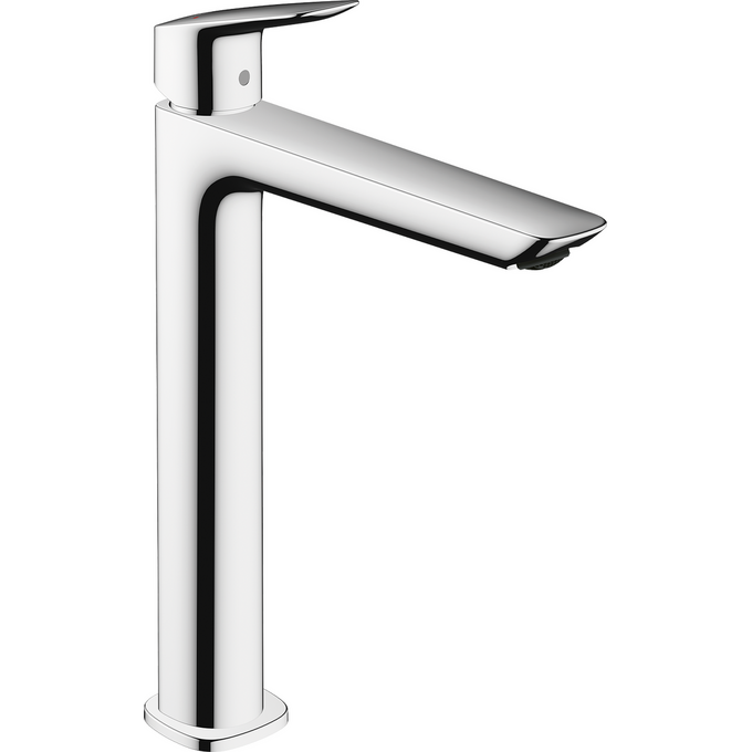 Змішувач для умивальника Hansgrohe Logis Chrome 71257000 (високий, з донним клапаном), Колір виробника: хром, фото 