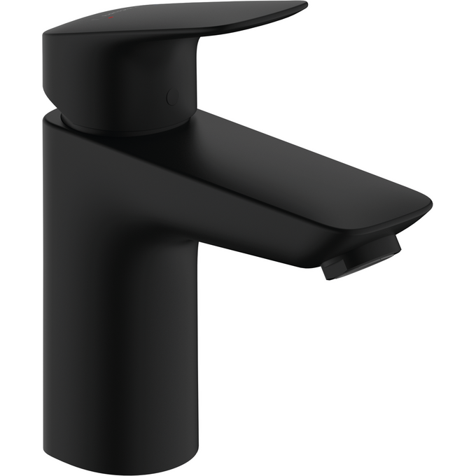 Смеситель для умывальника Hansgrohe Logis Black Matt 71107670 (черный матовый, с донным клапаном), Цвет производителя: черный матовый, фото 