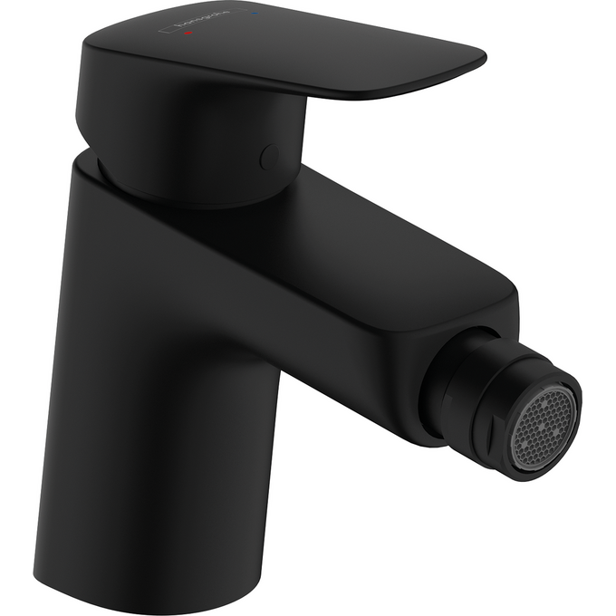 Смеситель для биде Hansgrohe Logis Black Matt 71204670 (черный матовый, с донным клапаном), Цвет производителя: черный матовый, фото 