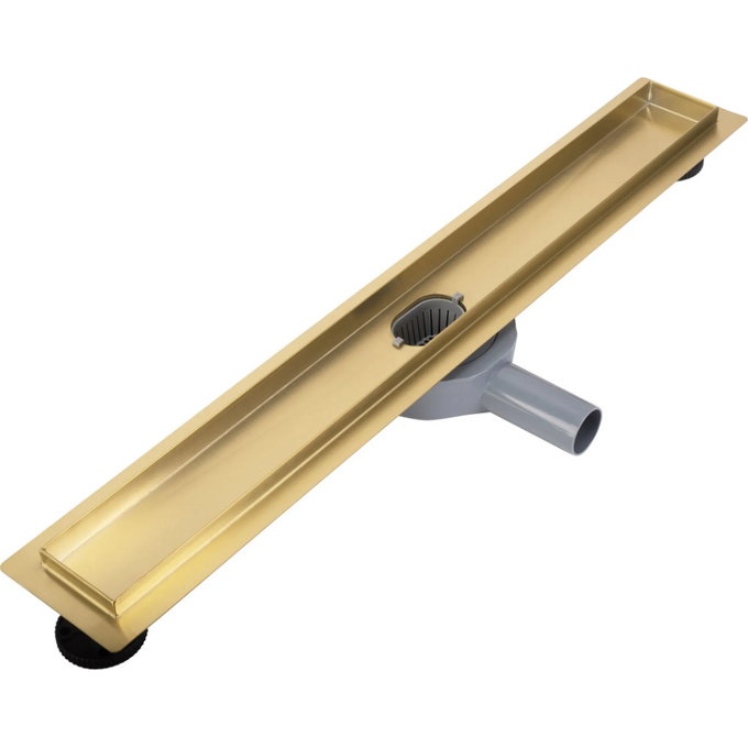 Душовий трап Rea Neox Pro Brushed Gold 80 REA-G2703 (80 см, брашоване золото), Колір виробника: золото брошене (матове), Доступні розміри: 80, фото , изображение 4