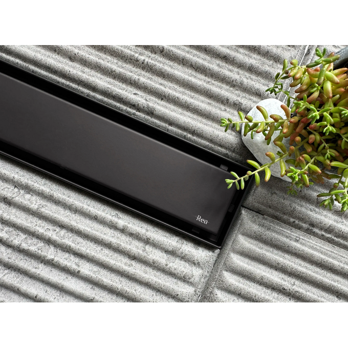 Душовий трап Rea Neox Pro Black 80 REA-G7803 (80 см, чорний матовий), Колір виробника: чорний матовий, Доступні розміри: 80, фото , изображение 3