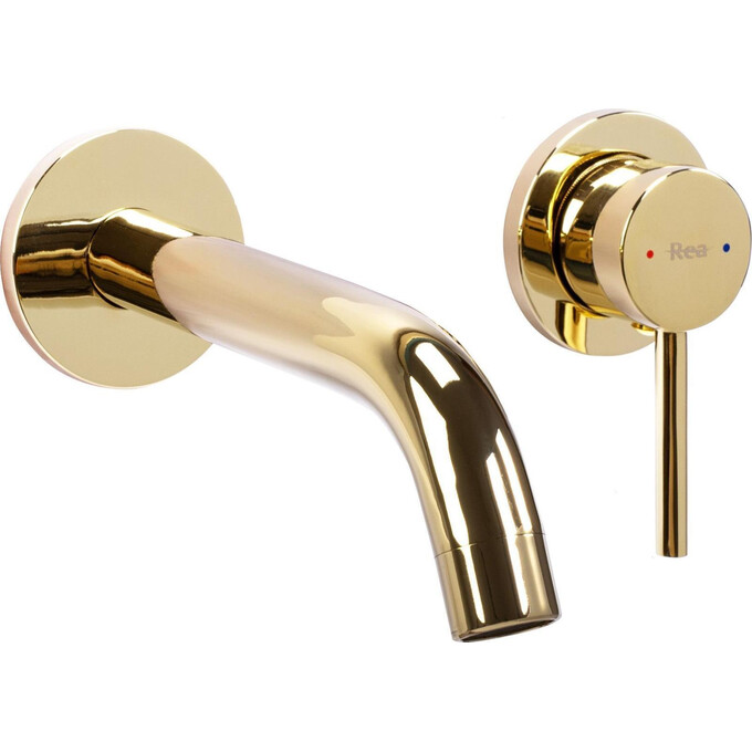 Змішувач прихованого монтажу для умивальника Rea Owen Gold REA-B5333 (золотий, внутрішня частина в комплекті), Колір виробника: золото, фото , изображение 3