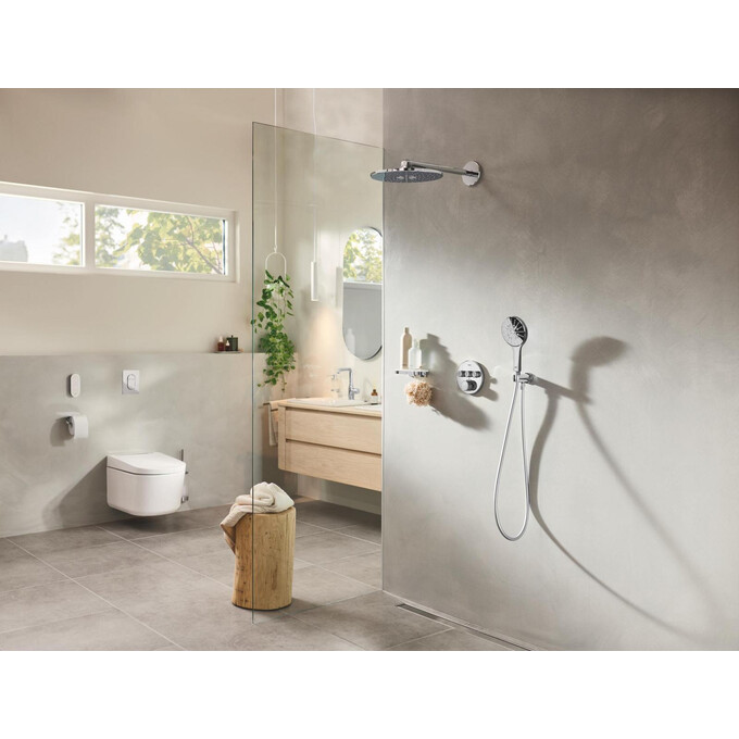 Душова система з термостатом Grohe Grohtherm SmartControl & Rainshower SmartActive 310 34863000 (прихованого монтажу), фото , изображение 2