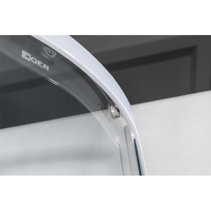 Душевая кабина с поддоном Eger Tisza WS 599-021-S (90x90 см, стекло с рисунком, профиль белый глянцевый), фото 3