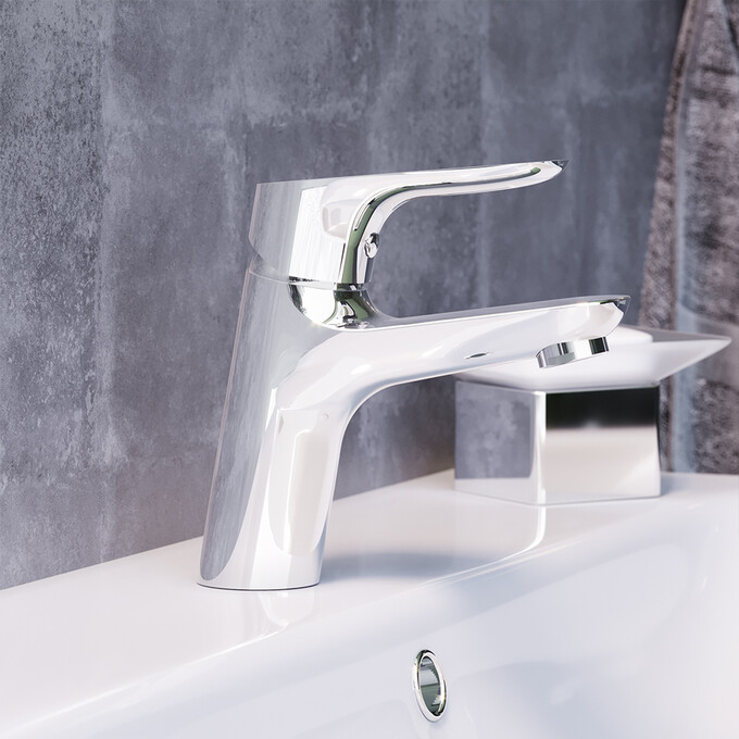 Змішувач для умивальника Damixa Jupiter 770210001, Колір виробника: хром, фото , изображение 3