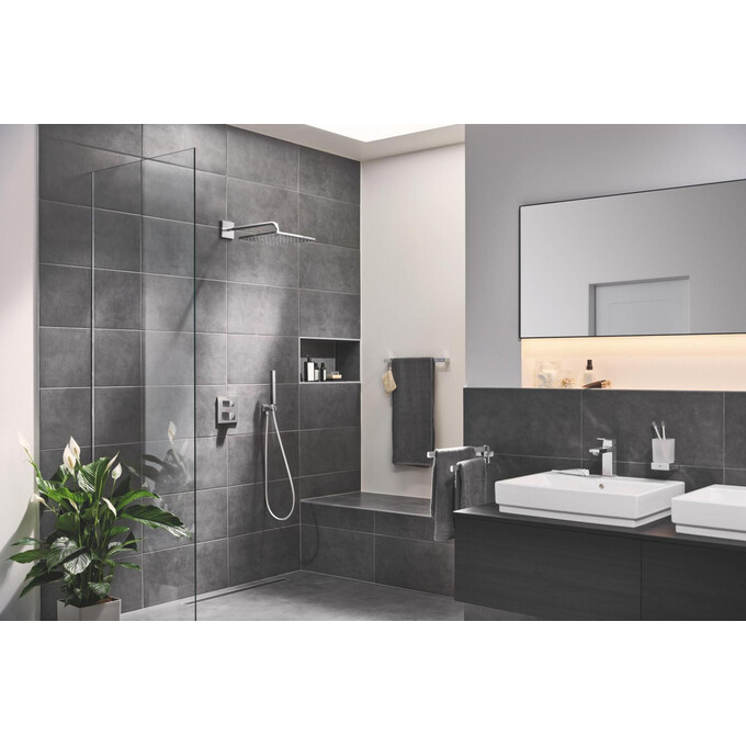 Душова система з термостатом Grohe Grohtherm Cube & Rainshower Mono 310 Cube 34868000 (прихованого монтажу), фото , изображение 2