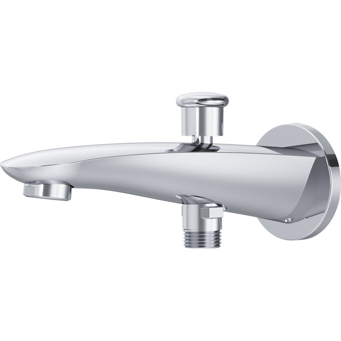 Вилив для ванни Am.Pm Like F8070100 (17 см, прихованого монтажу та перемикачем на душ), фото 