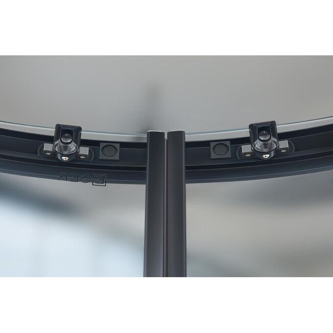 Душевая кабина Eger Tisza BS 599-021-BS/1 (90x90 см, стекло с рисунком, профиль черный матовый), фото 6