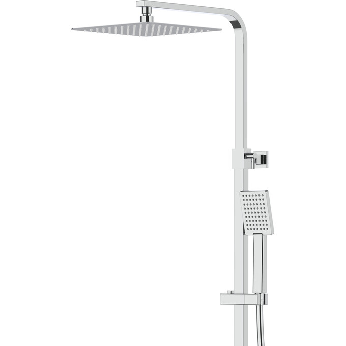 Термостатическая душевая система Corsan Ango Chrome CMN02TCHW (с изливом), Цвет производителя: хром, фото 3