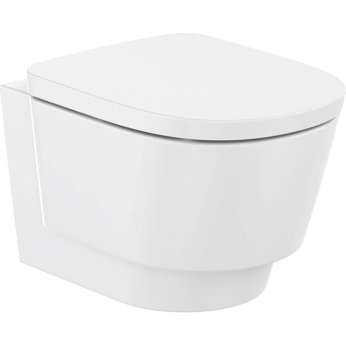 Безободковый подвесной унитаз Roca Tura A346697000 (без сиденья), фото 5