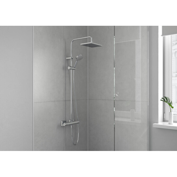 Душевая система с термостатом Hanshrohe Vernis Shape 26286000, Цвет производителя: хром, фото 2