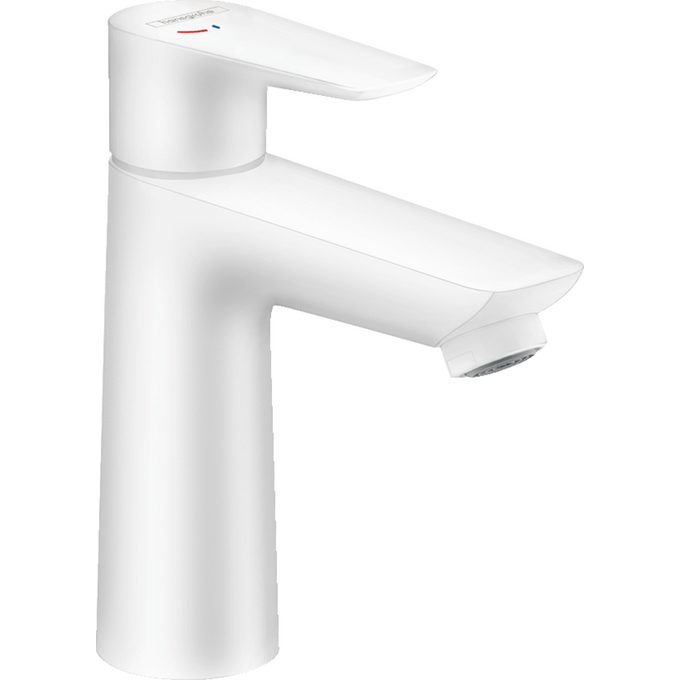 Смеситель для умывальника Hansgrohe Talis E White Matt 71713700 (белый матовый, c донным клапаном), Цвет производителя: белый матовый, фото 