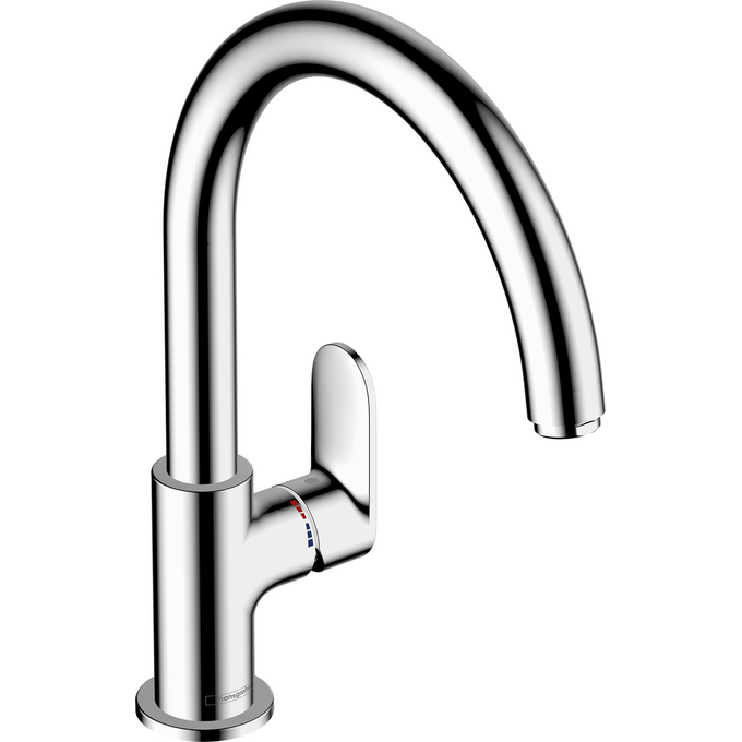 Змішувач для кухні Hansgrohe Vernis Blend M35 Chrome 71870000, Колір виробника: хром, фото 
