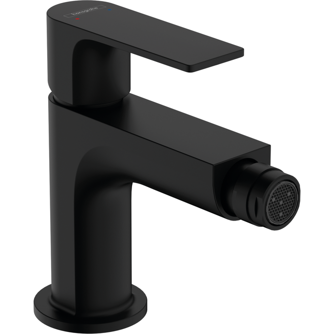 Смеситель для биде Hansgrohe Rebris E Black Matt 72211670 (черный матовый, с донным клапаном), Цвет производителя: черный матовый, фото 
