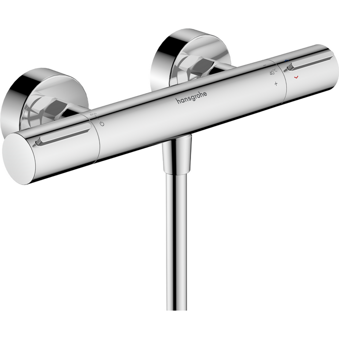 Смеситель для душа с термостатом Hansgrohe Ecostat Element Chrome 13346000, Цвет производителя: хром, фото 