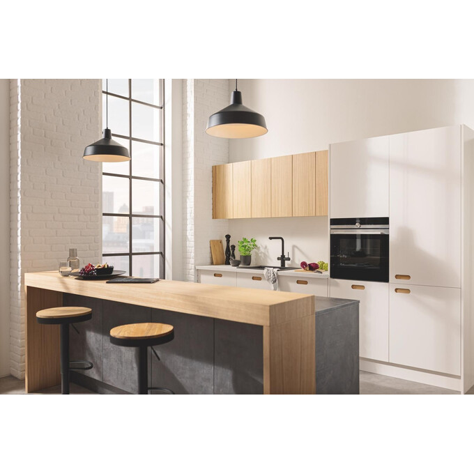 Смеситель для кухни Grohe Blue Pure Minta 30590KF0 (фантомный черный, с выдвижной лейкой и подключением питьевой воды), Цвет производителя: фантомный черный матовый, фото 5