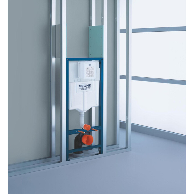 Инсталляция для унитаза 5 в 1 Grohe Rapid Sl Fresh 39449000 (с клавишей смыва, прокладкой и креплением к стене), фото 15