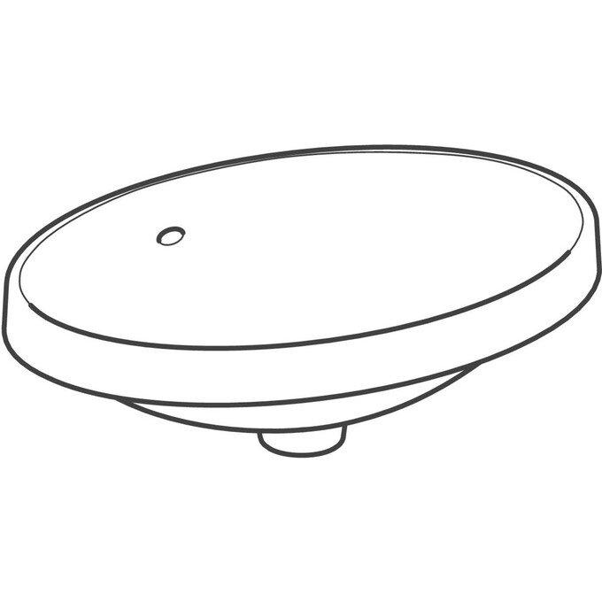 Умивальник Geberit Variform 500.717.01.2 (55x40 см), Доступні розміри: 55 x 40, фото , изображение 2