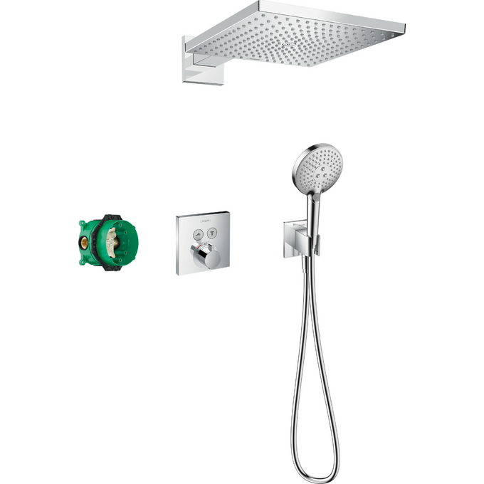 Душевая система с термостатом Hansgrohe Raindance E Chrome 27952000 (скрытого монтажа), фото 