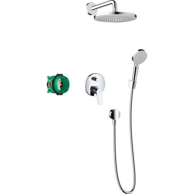 Душевая система Hansgrohe Crometta S Chrome 27958000 (скрытого монтажа), фото 