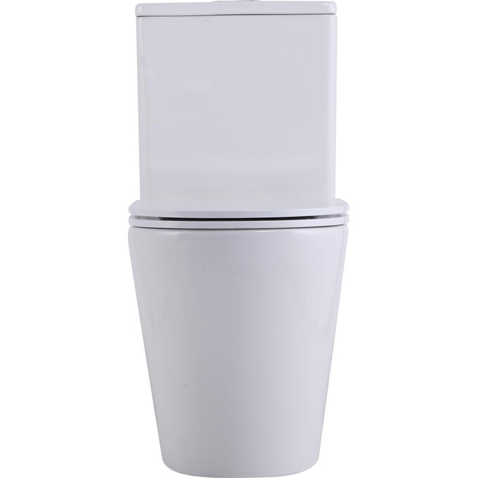 Безободковый унитаз-моноблок Qtap Swan Ultra Quiet QT16226080AW (воронкообразный, с сиденьем), фото 3