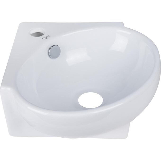 Умывальник Qtap Leo N White QT11115010WN (33x33 см, угловой), фото 4