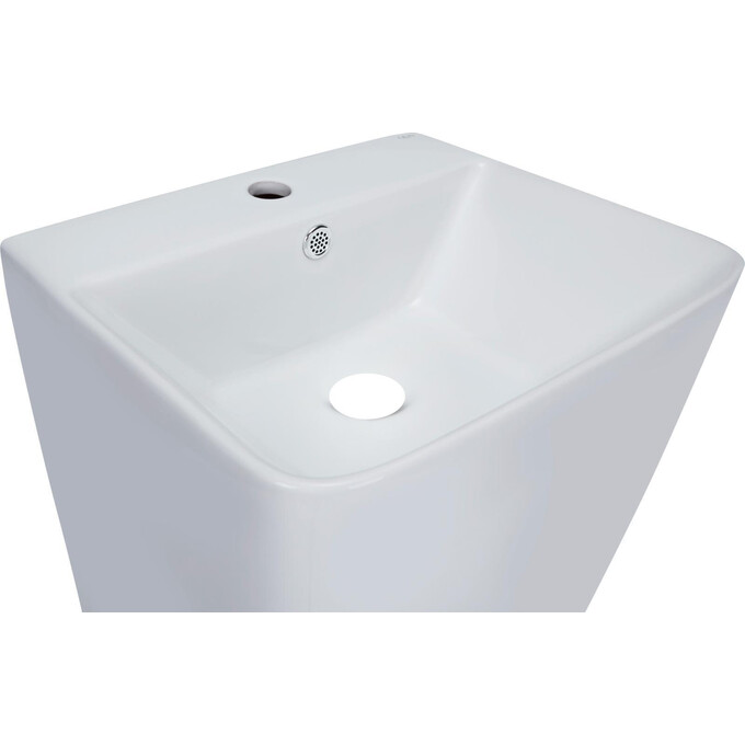Умывальник Qtap Tern White QT1711G302WN (43x37 см, напольный), фото 3