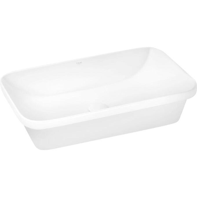 Умывальник Qtap Scorpio White QT1411K491WN47291 (62x39 см, с донным клапаном), Доступные размеры: 62 x 39, Цвет производителя: белый глянец, фото 3