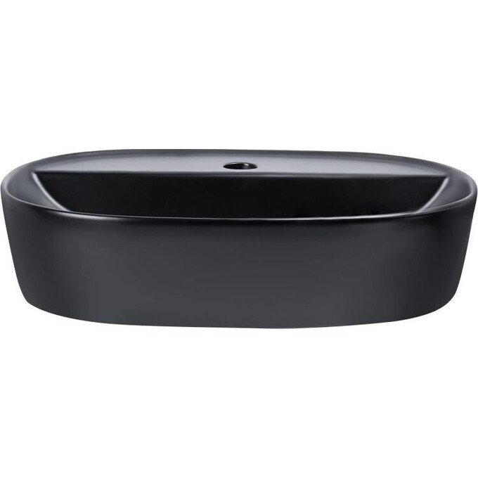 Умывальник Qtap Scorpio Black Matt QT142202MBMBN47312 (51x39 см, черный матовый, с донным клапаном), Доступные размеры: 51 x 39, Цвет производителя: черный матовый, фото 2