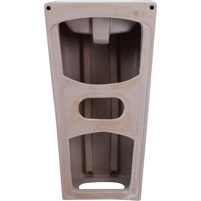 Умывальник Qtap Tern White QT1711G302WN47320 (43x37 см, напольный, с донным клапаном), фото 4