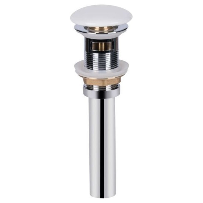 Умывальник Qtap Leo N White QT11115010WN47331 (33x33 см, угловой, с донным клапаном), фото 6